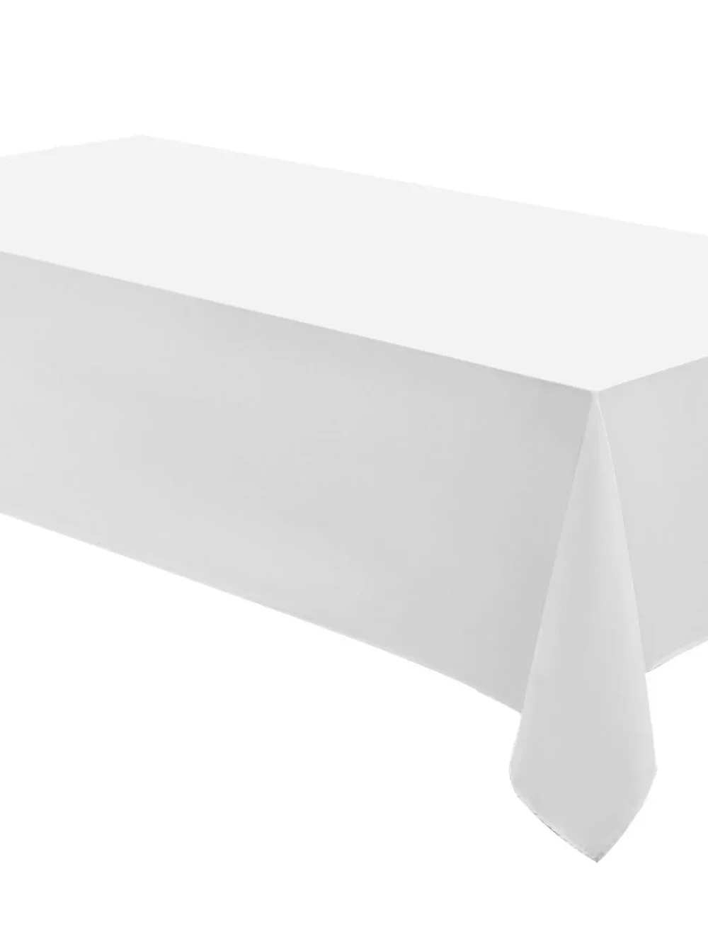 Rectangle Tablecloths 60x84 Inch 1 Pack White Tablecloth Washable Decorative Lin